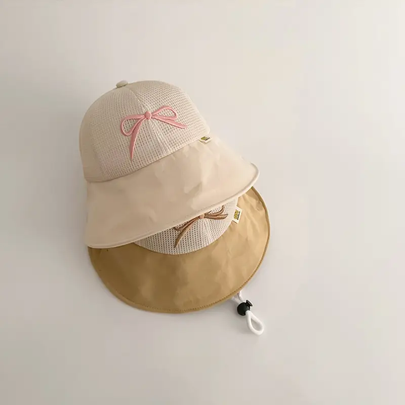 Baby Sunscreen Hat with Mesh Brim and Duck Tongue - Image 8
