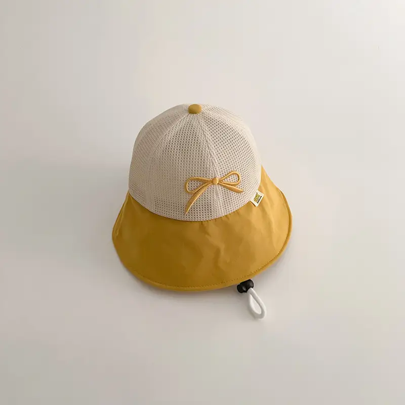 Baby Sunscreen Hat with Mesh Brim and Duck Tongue - Image 3