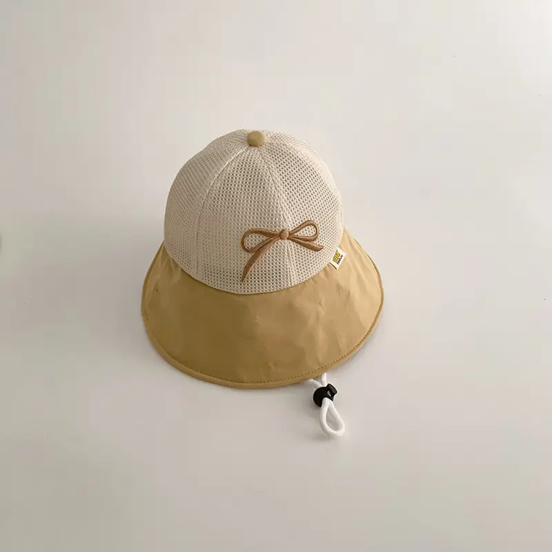 Baby Sunscreen Hat with Mesh Brim and Duck Tongue - Image 4