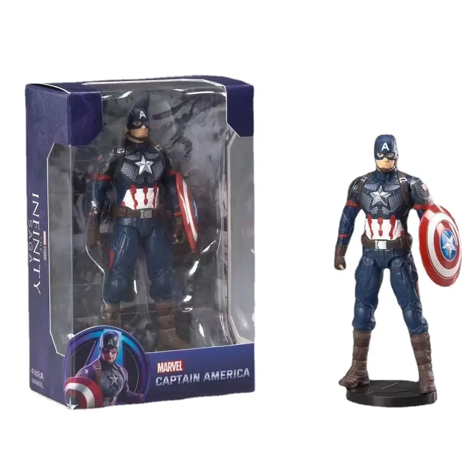 4.1inch Piece Dropshipping Iron Man Spider Man Marvel Thor mk85 Us War Machine Trumpet Interactive Toys