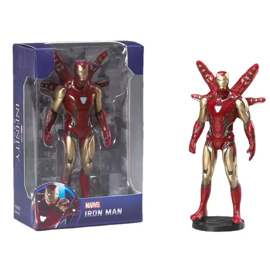 4.1inch Piece Dropshipping Iron Man Spider Man Marvel Thor mk85 Us War Machine Trumpet Interactive Toys