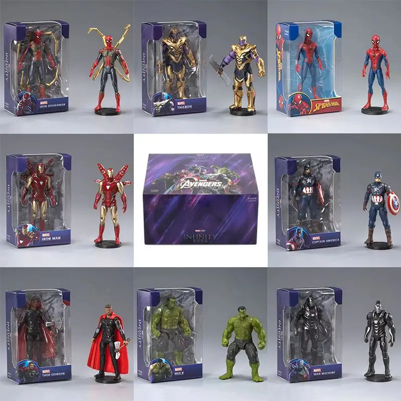 4.1inch Piece Dropshipping Iron Man Spider Man Marvel Thor mk85 Us War Machine Trumpet Interactive Toys — feature 1
