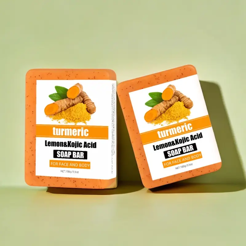 Turmeric Soap Scrub Particles Kojic Acid Soap Lemon Soap — feature 10