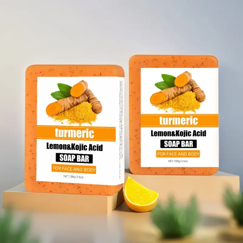 Turmeric Soap Scrub Particles Kojic Acid Soap Lemon Soap — feature 11