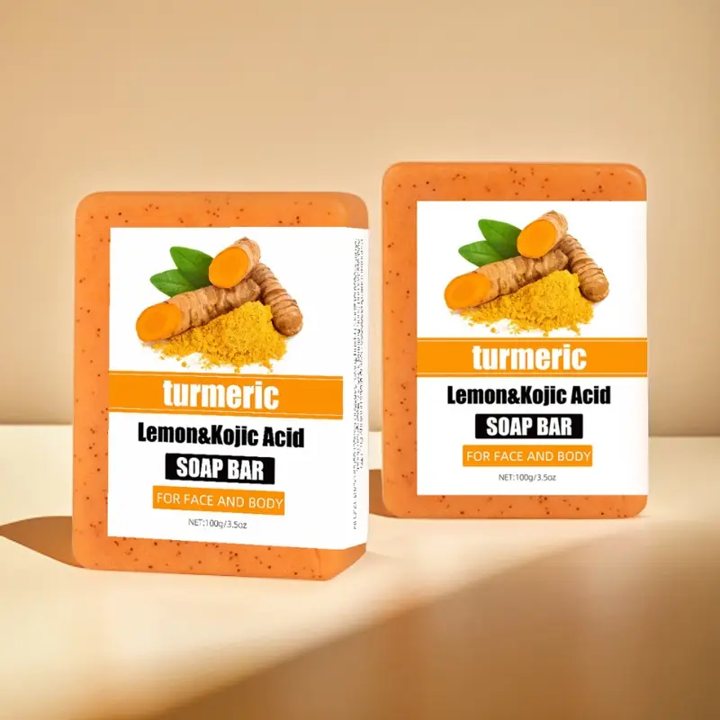 Turmeric Soap Scrub Particles Kojic Acid Soap Lemon Soap — feature 12