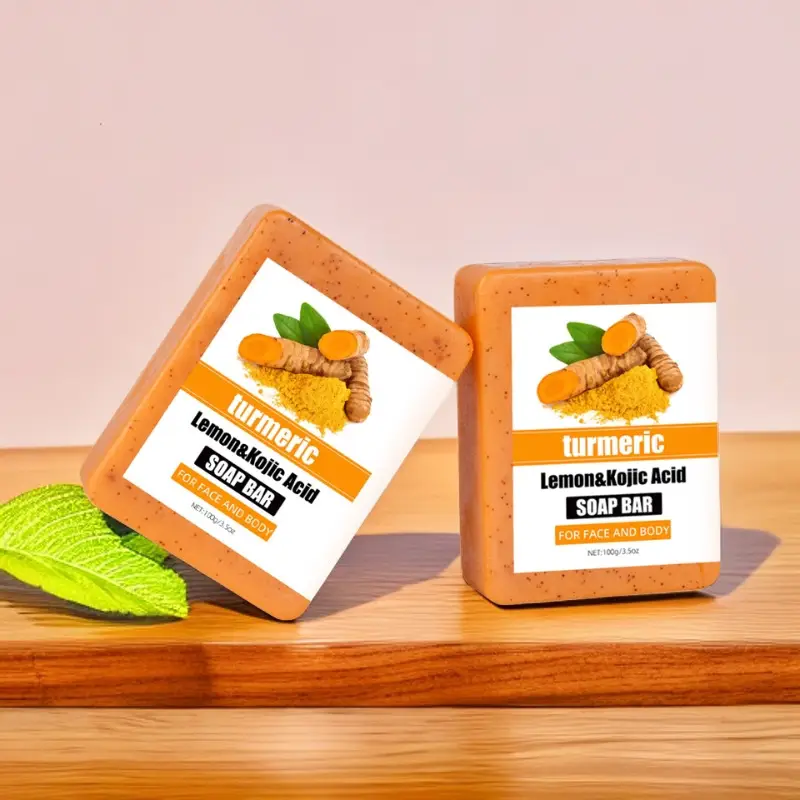 Turmeric Soap Scrub Particles Kojic Acid Soap Lemon Soap — feature 6