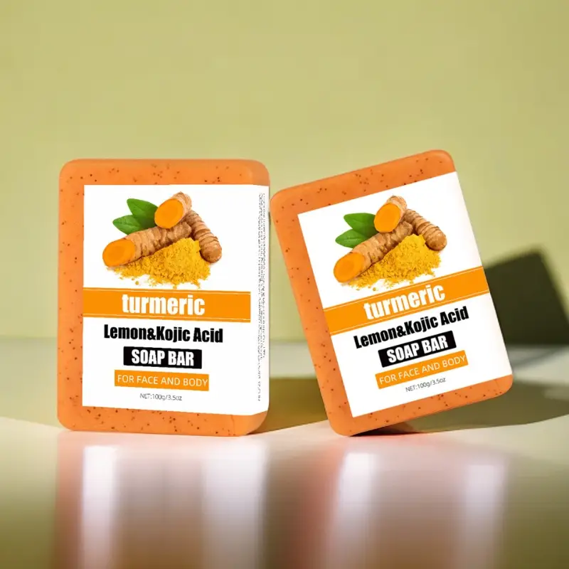 Turmeric Soap Scrub Particles Kojic Acid Soap Lemon Soap — feature 9