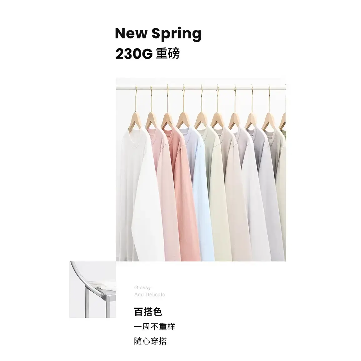 Men's Long Sleeve Plain Cotton T-Shirt Olive Green - Image 17