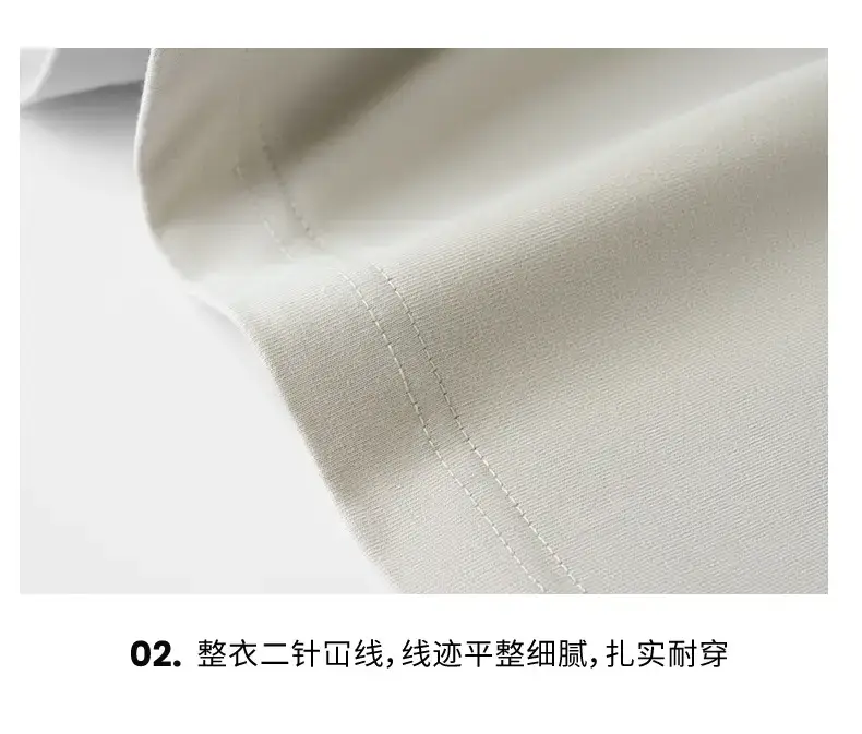 Men's Long Sleeve Plain Cotton T-Shirt Olive Green — feature 12