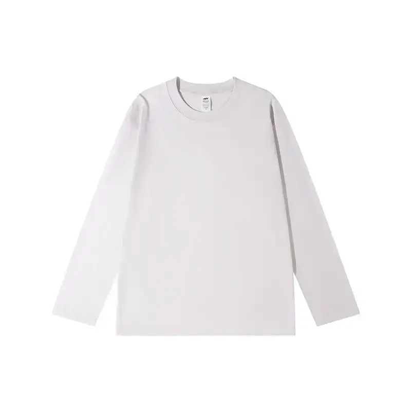 Men's Long Sleeve Plain Cotton T-Shirt Olive Green - Image 13