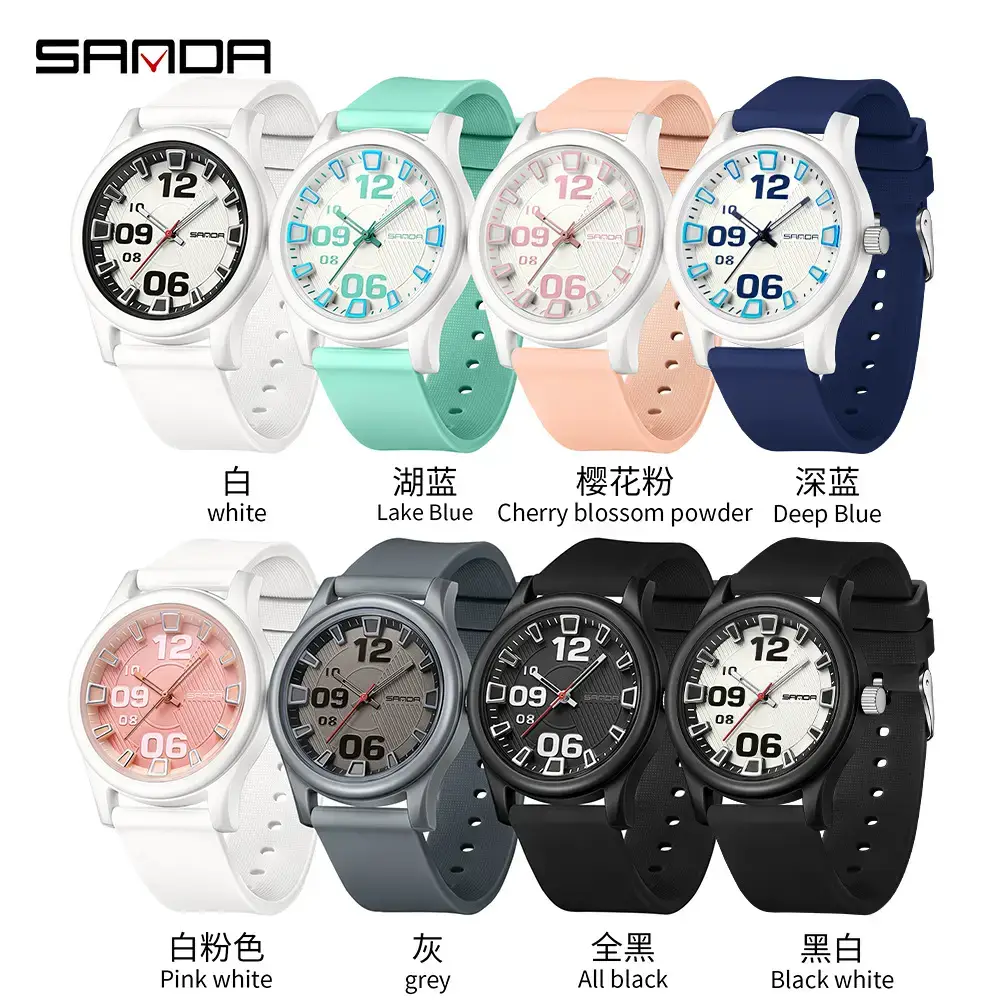 Sanda Korean Style Quartz Watch with 6 Colors - Image 12