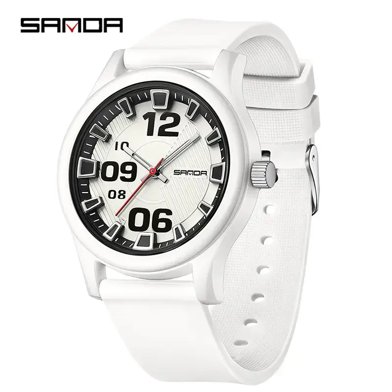 Sanda Korean Style Quartz Watch with 6 Colors - Image 4