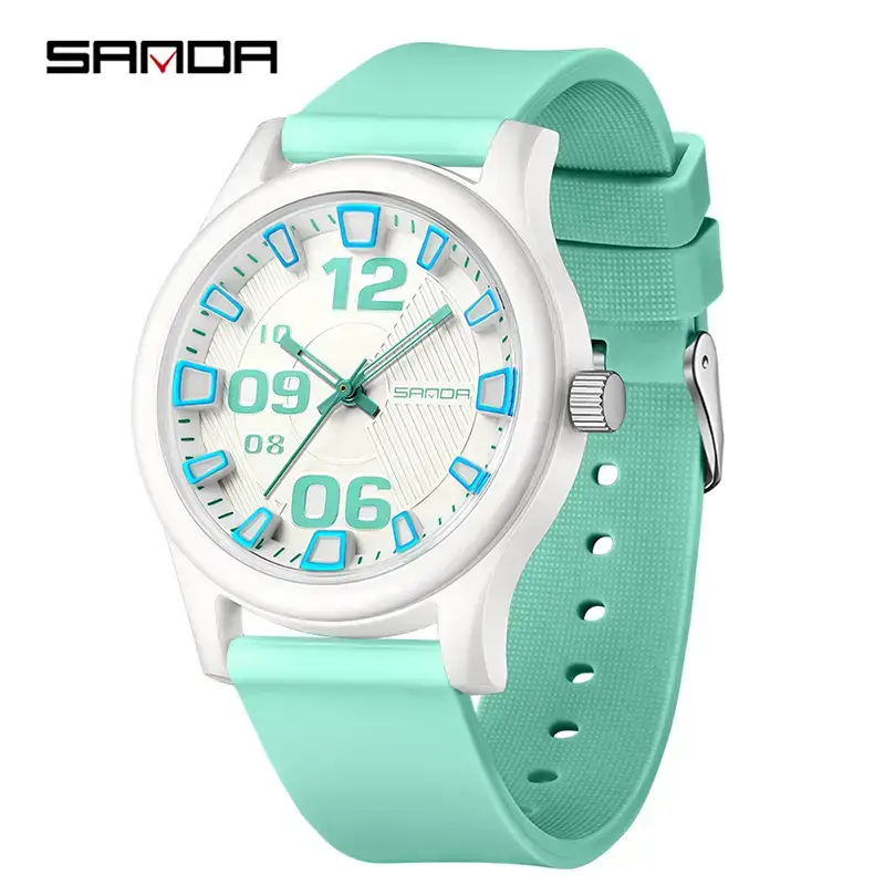 Sanda Korean Style Quartz Watch with 6 Colors - Image 5