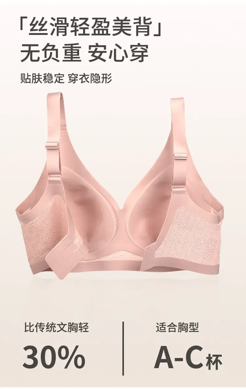 Jelly Soft V-Neck Supportive Women's Underwear — feature 4