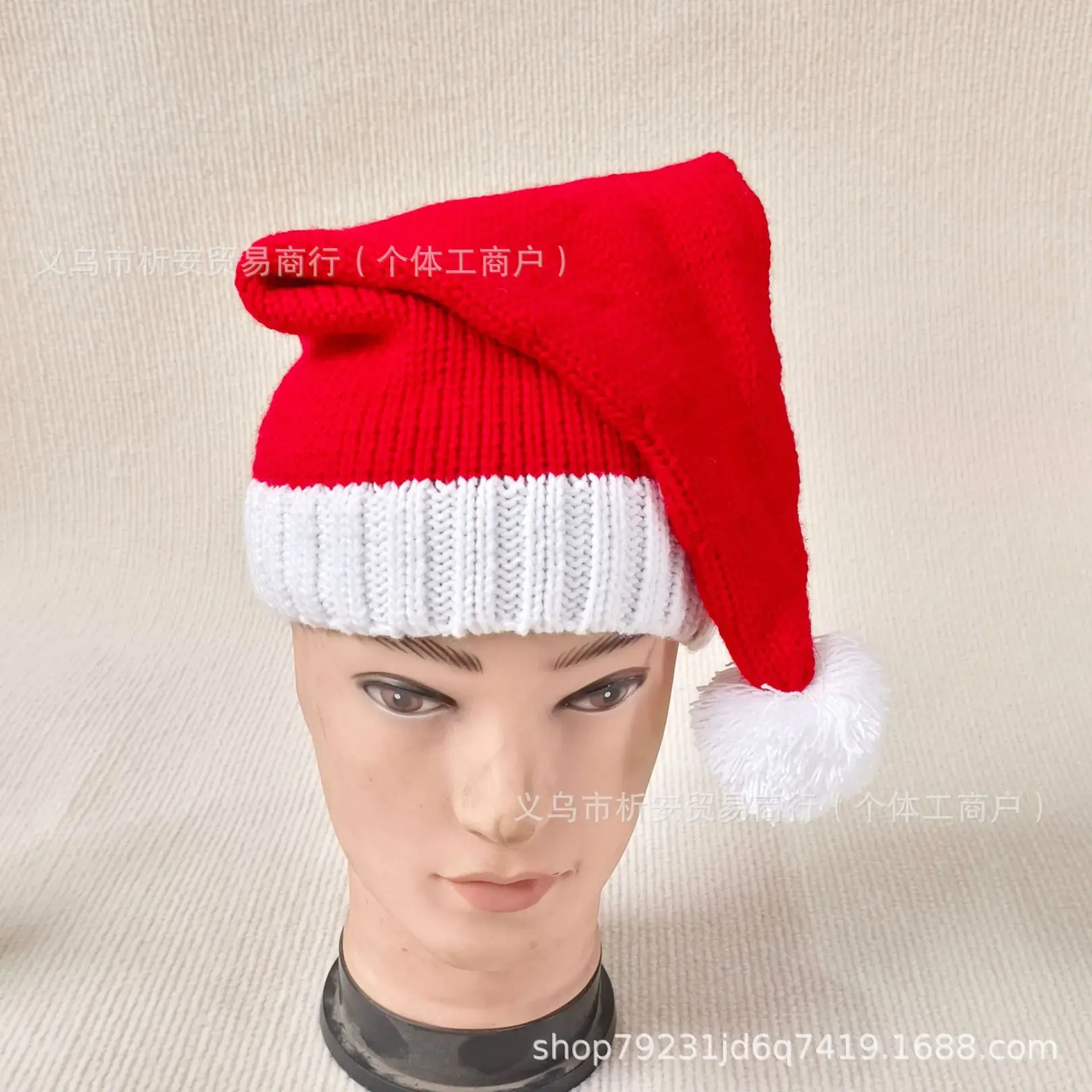 David Kids Christmas Santa Hats Embroidered - Image 4