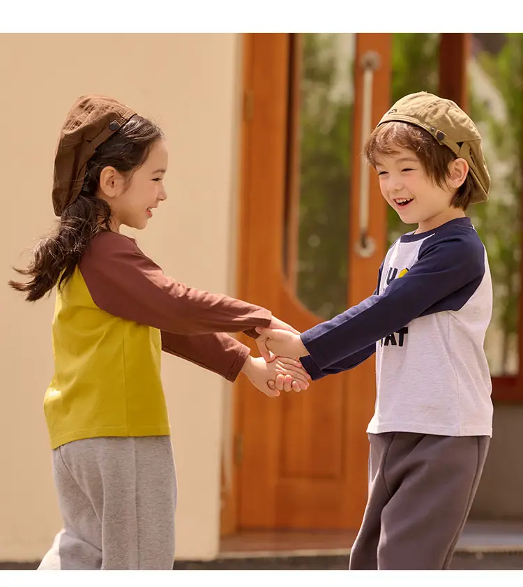 Miantiantang Boys Girls T-Shirt Two-Pack Cotton Long Sleeve — feature 18