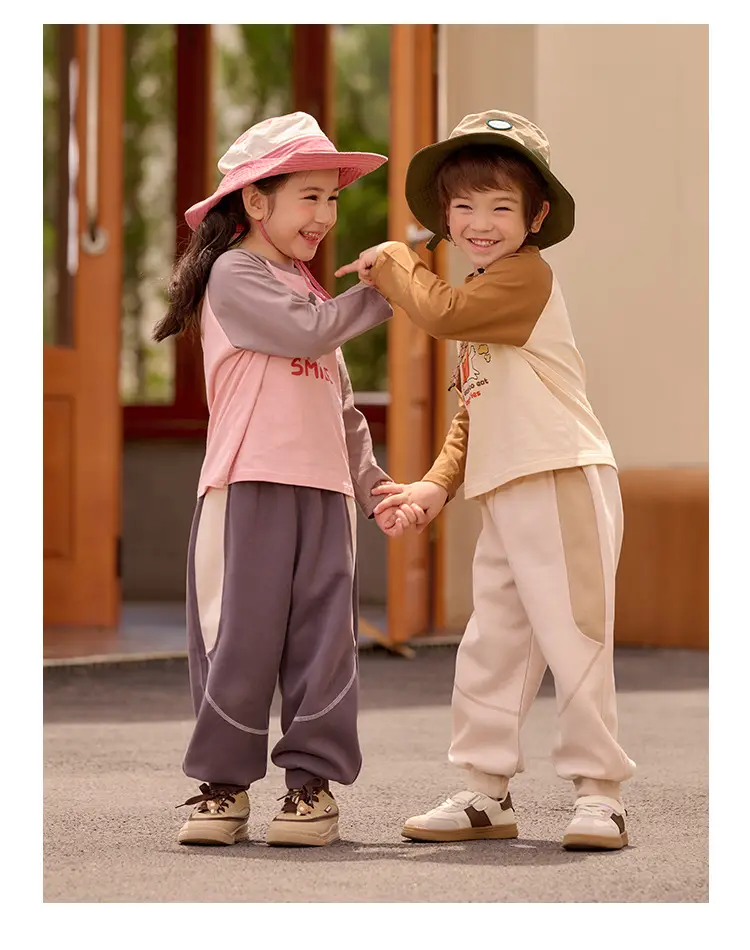 Miantiantang Boys Girls T-Shirt Two-Pack Cotton Long Sleeve — feature 28
