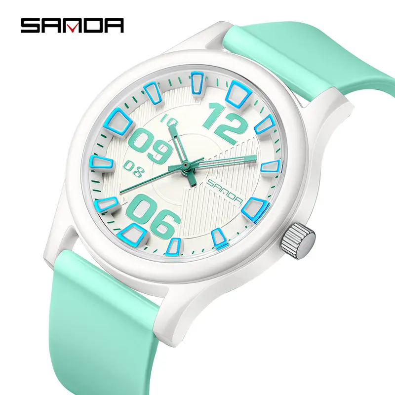 Sanda Black Digital Watch for Men Women Silicone Band Waterproof Quartz - Image 13