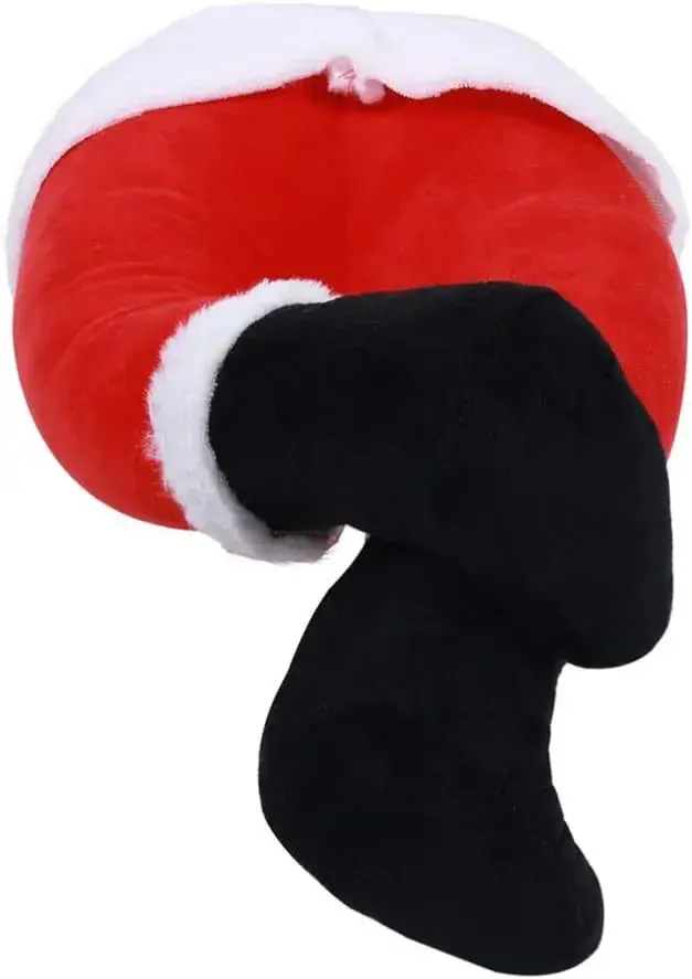 Red Plush Santa Elf Legs for Christmas Decor — feature 21