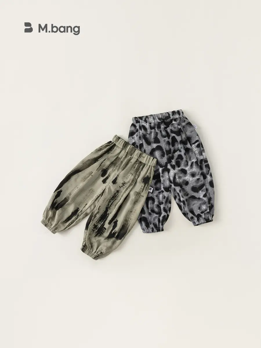 Yubao Boys Summer T-shirt Tie-dye Pants Set - Image 11