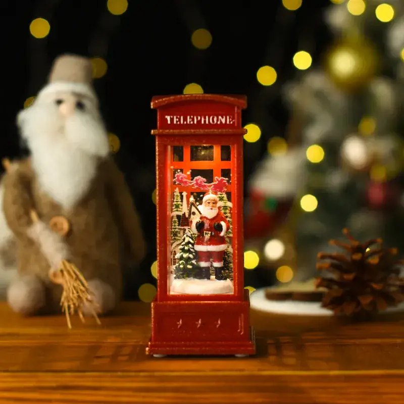Christmas Wind Lamp with Snowman Decor for Home - Image 7