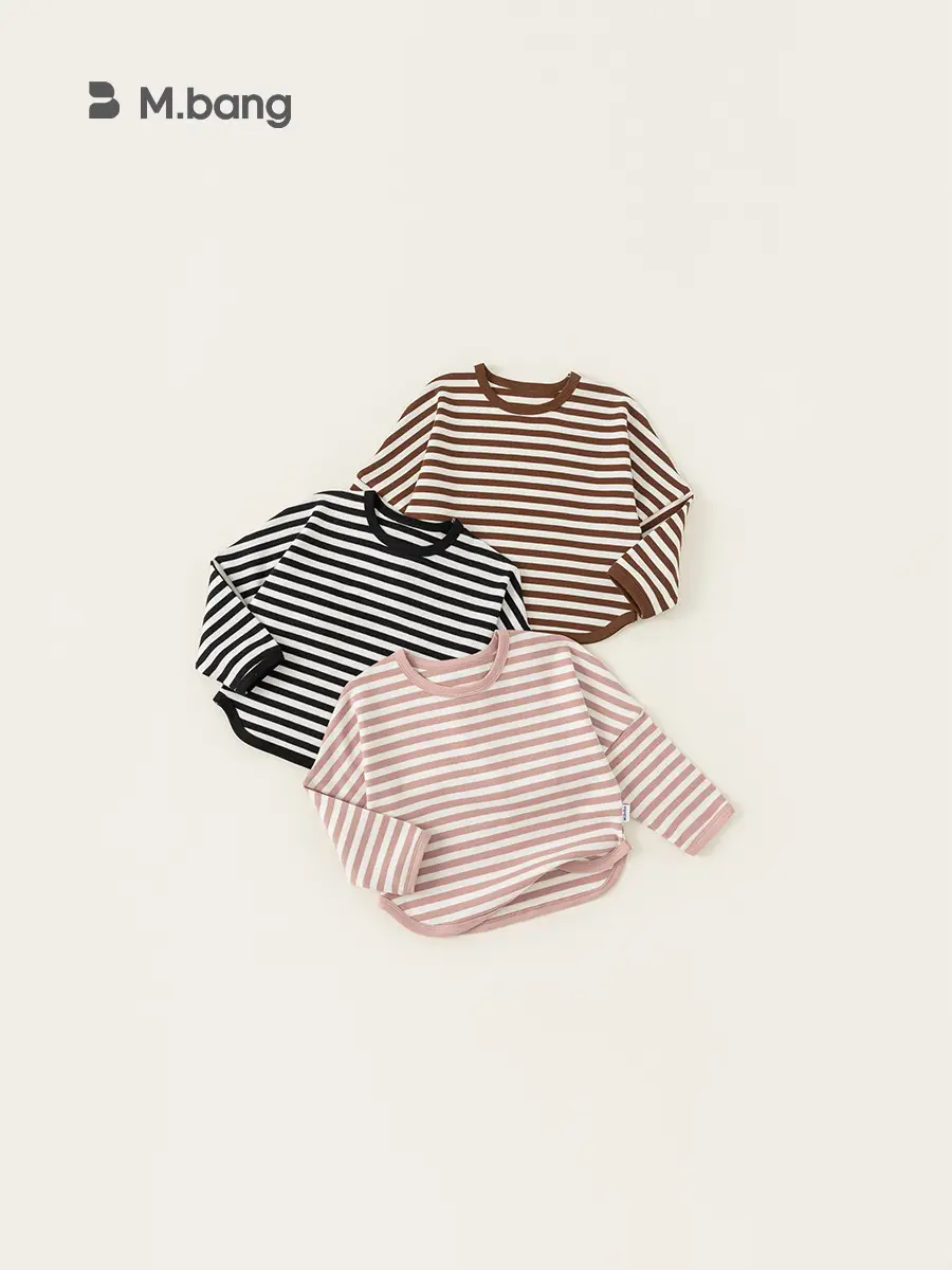 Long Sleeve Striped Boys T-Shirt Spring Autumn Baby Clothes - Image 4