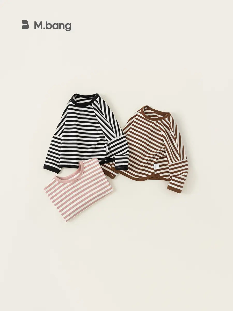 Long Sleeve Striped Boys T-Shirt Spring Autumn Baby Clothes - Image 5