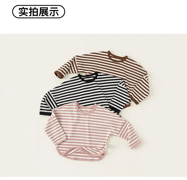 Long Sleeve Striped Boys T-Shirt Spring Autumn Baby Clothes — feature 15