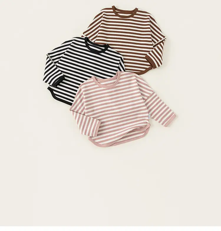 Long Sleeve Striped Boys T-Shirt Spring Autumn Baby Clothes — feature 4