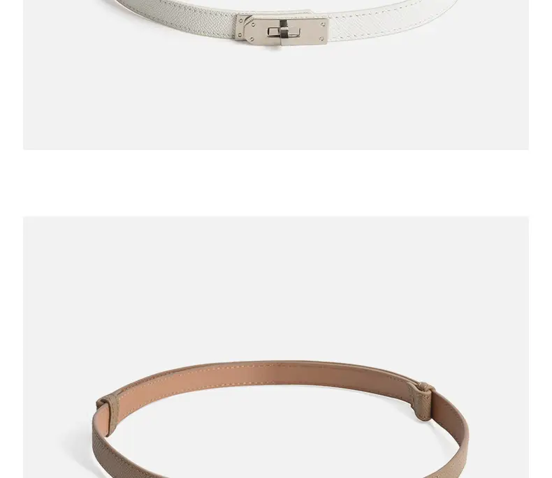 Women's High-end Genuine Leather Belt with Dress Seal — feature 11