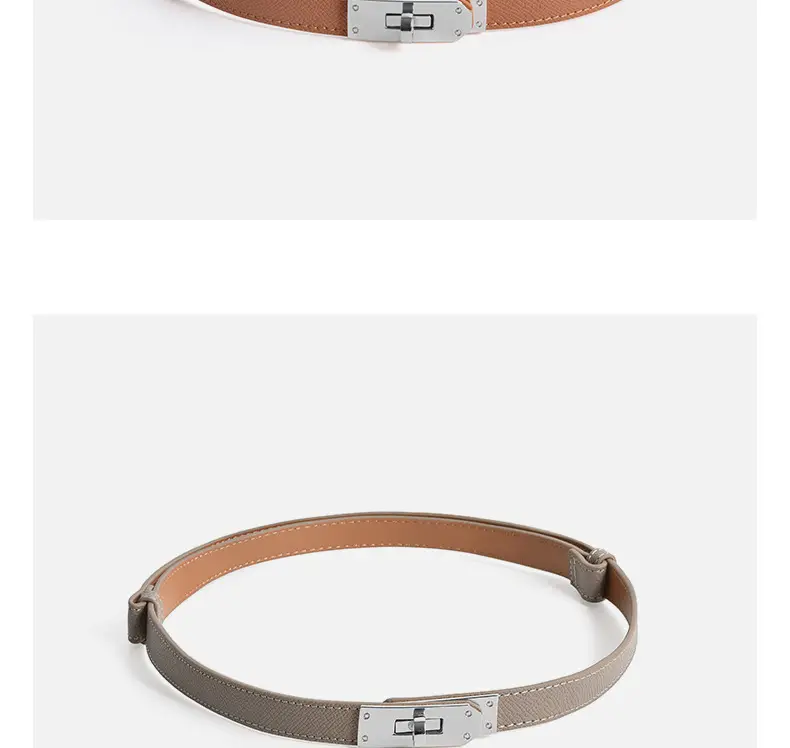 Women's High-end Genuine Leather Belt with Dress Seal — feature 13