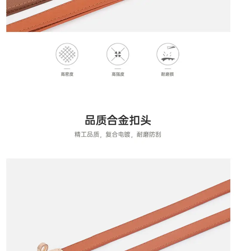 Women's High-end Genuine Leather Belt with Dress Seal — feature 5