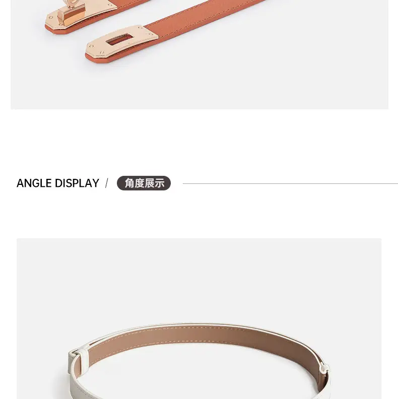 Women's High-end Genuine Leather Belt with Dress Seal — feature 6