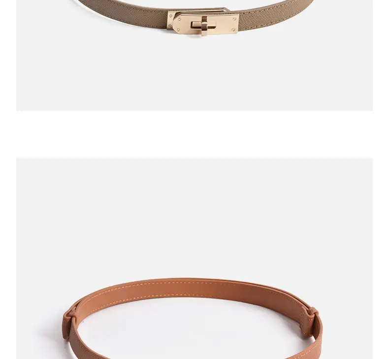 Women's High-end Genuine Leather Belt with Dress Seal — feature 8