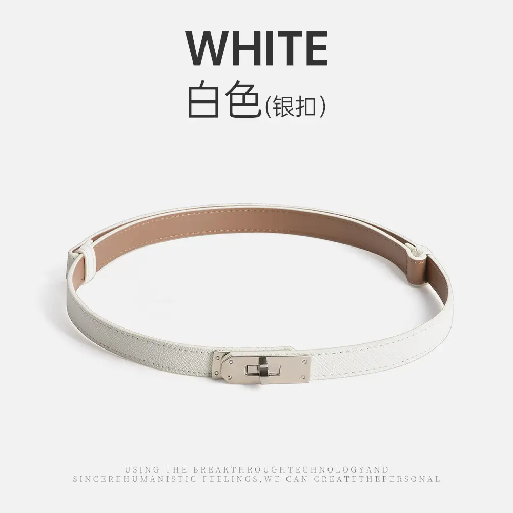 Women's High-end Genuine Leather Belt with Dress Seal