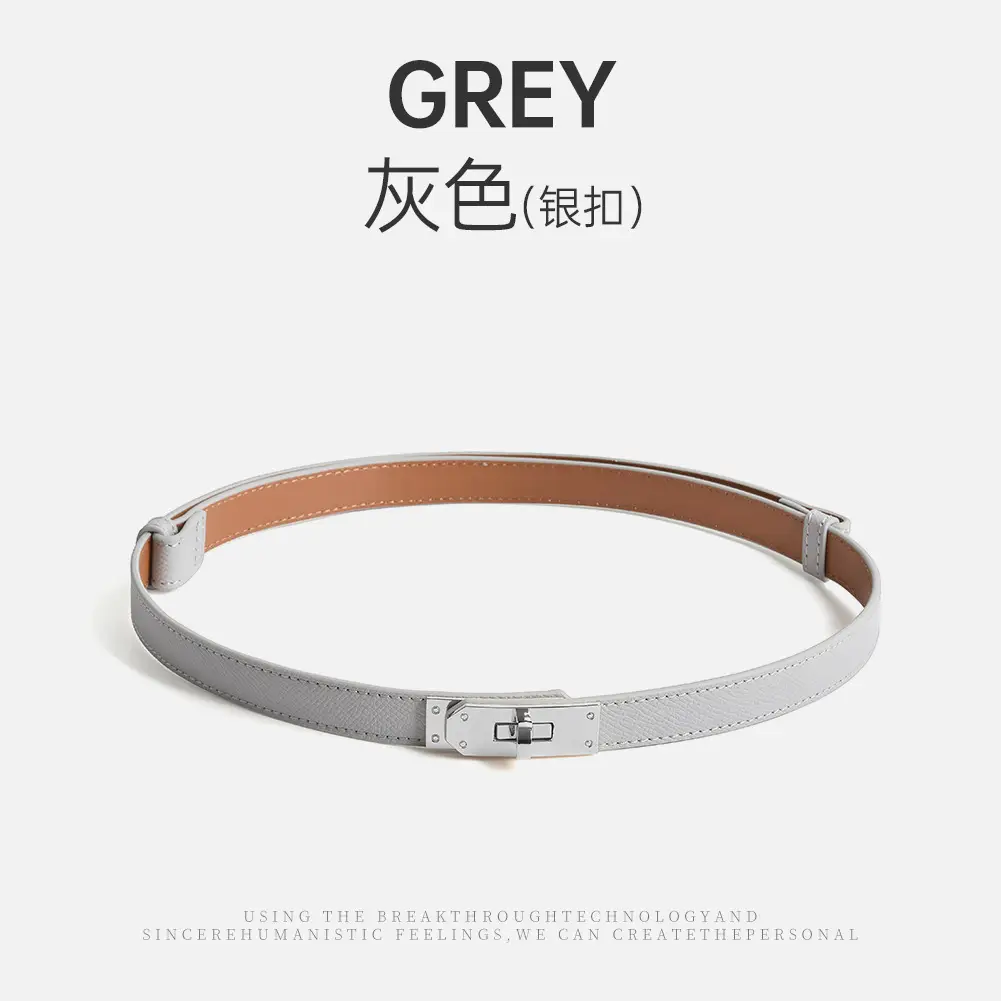 Women's High-end Genuine Leather Belt with Dress Seal