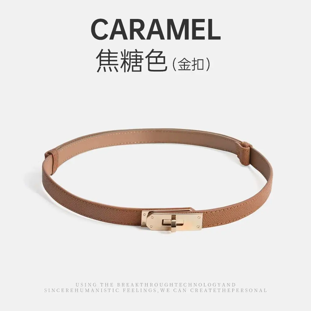 Women's High-end Genuine Leather Belt with Dress Seal