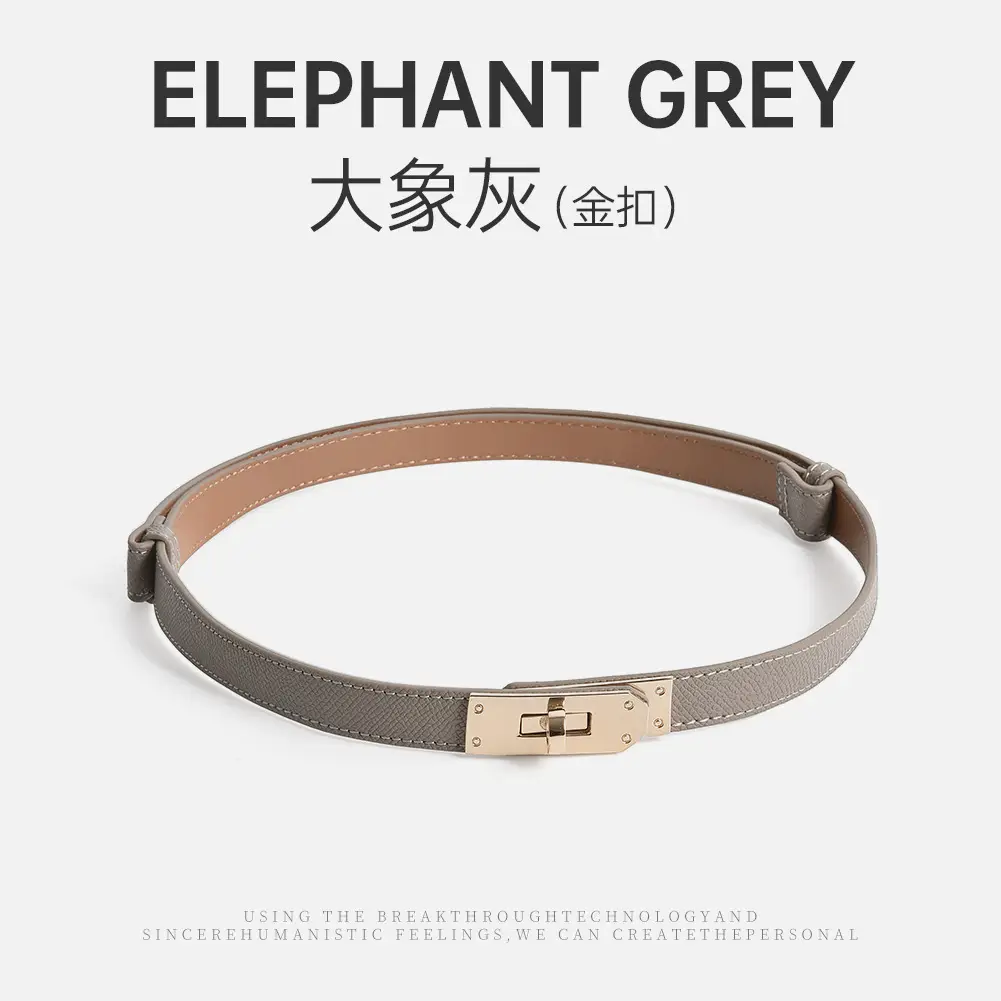 Women's High-end Genuine Leather Belt with Dress Seal