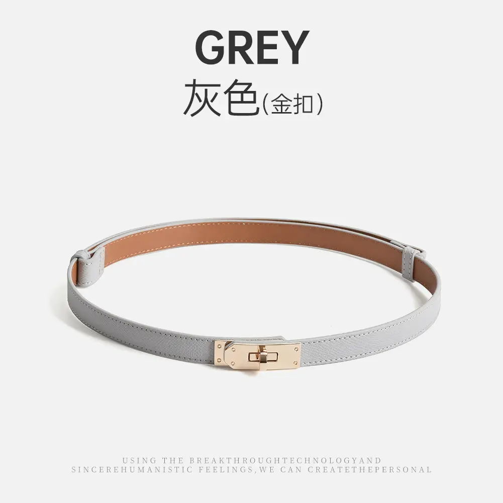 Women's High-end Genuine Leather Belt with Dress Seal