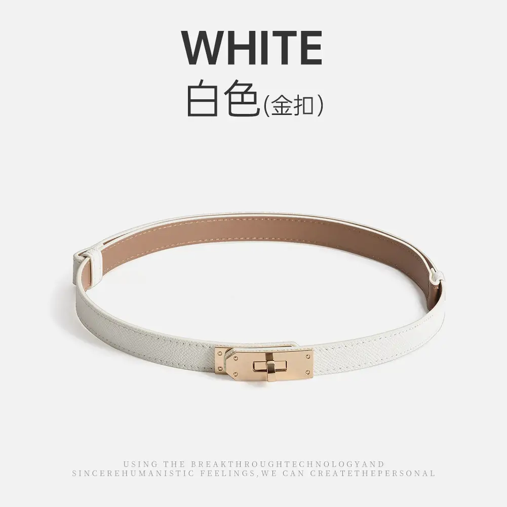 Women's High-end Genuine Leather Belt with Dress Seal