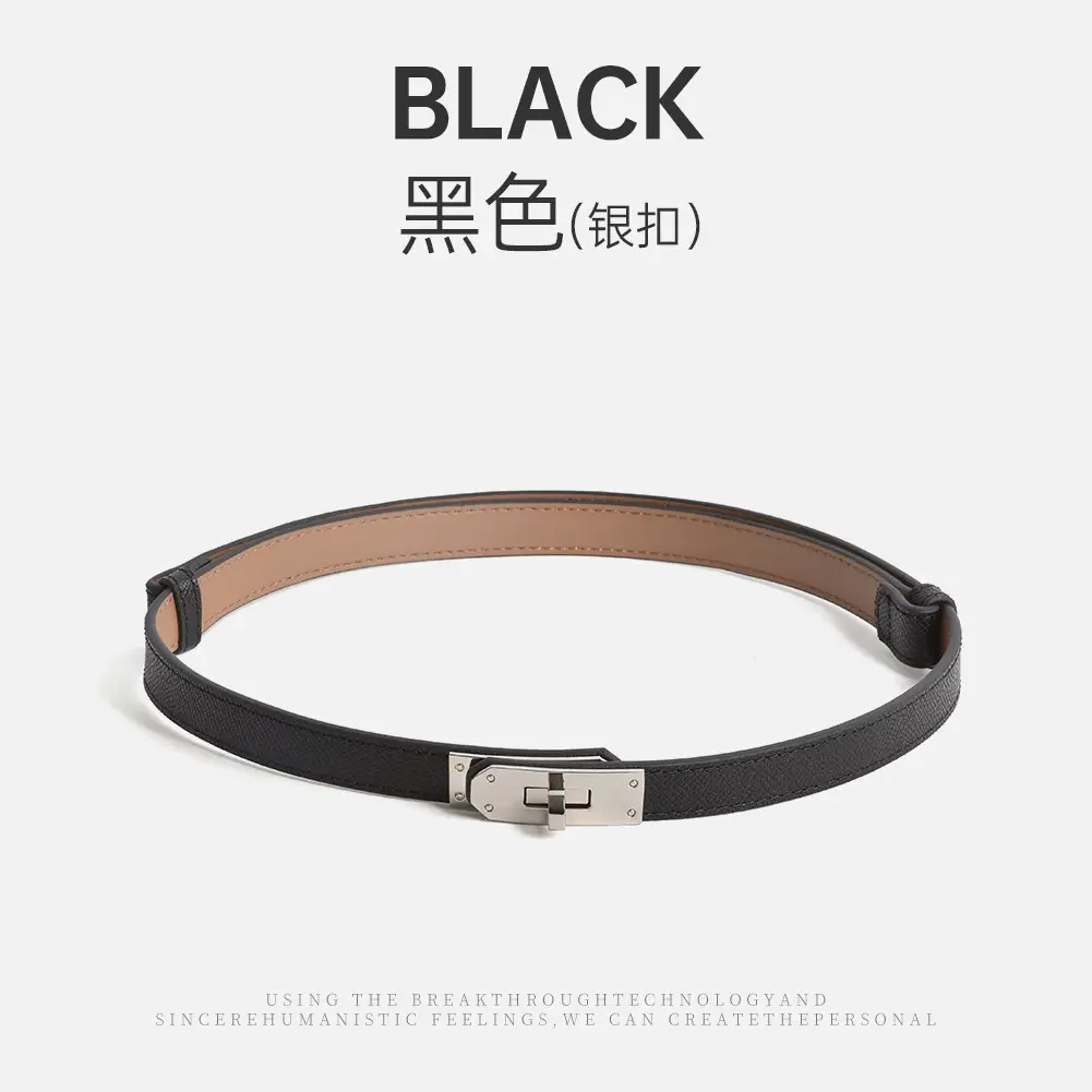 Women's High-end Genuine Leather Belt with Dress Seal