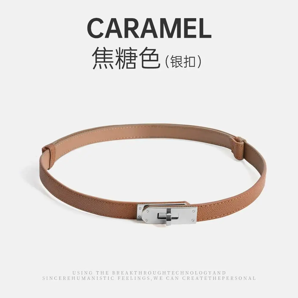 Women's High-end Genuine Leather Belt with Dress Seal