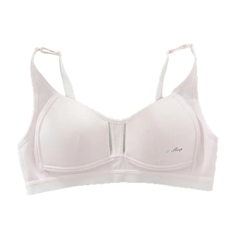 Teenage Underwear Female Junior High School Students High School Girls Two or Three Stages Summer Thin Pure Cotton Lian Bra