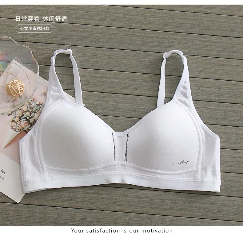 Teenage Underwear Female Junior High School Students High School Girls Two or Three Stages Summer Thin Pure Cotton Lian Bra — feature 18