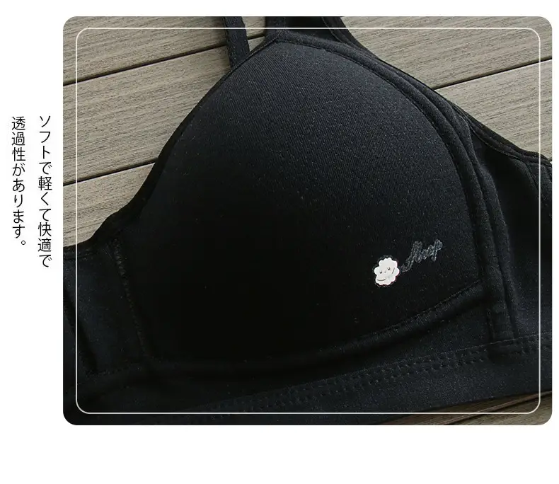 Teenage Underwear Female Junior High School Students High School Girls Two or Three Stages Summer Thin Pure Cotton Lian Bra — feature 21