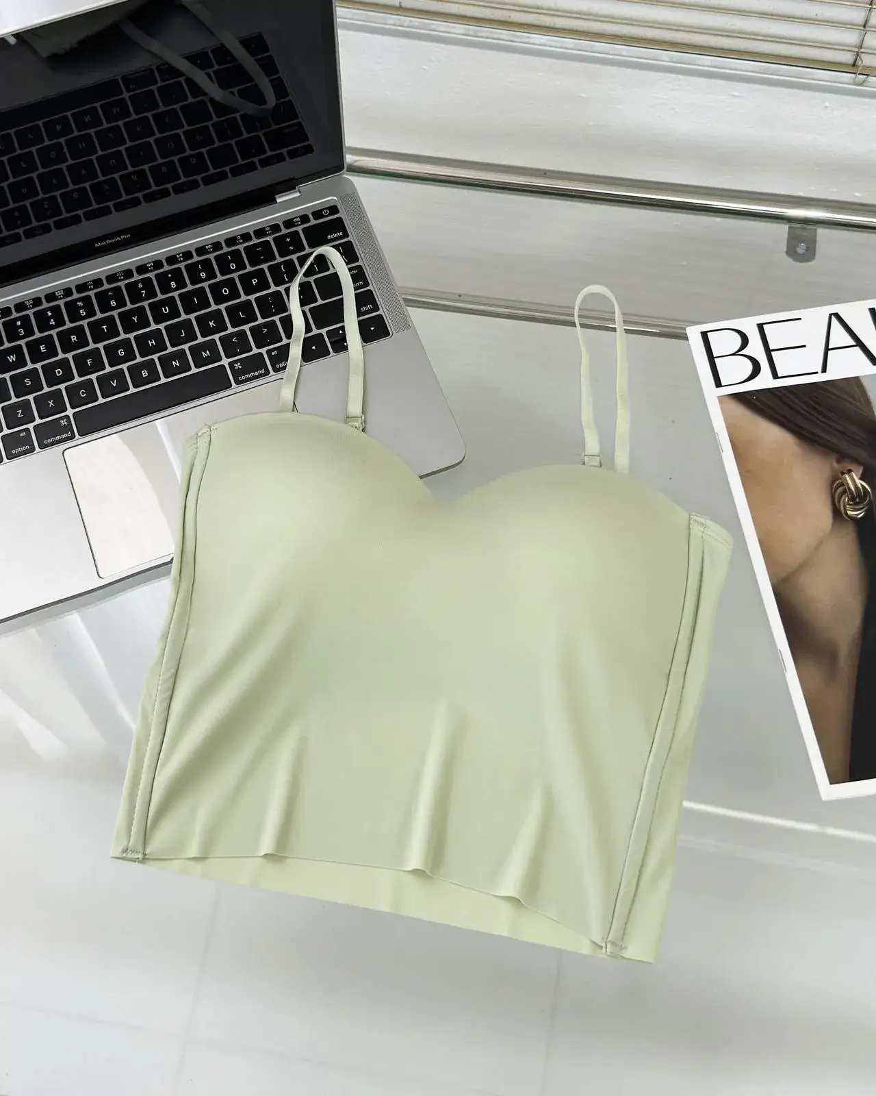 Green Minimalist Fixed Cup Vest Small - Image 5