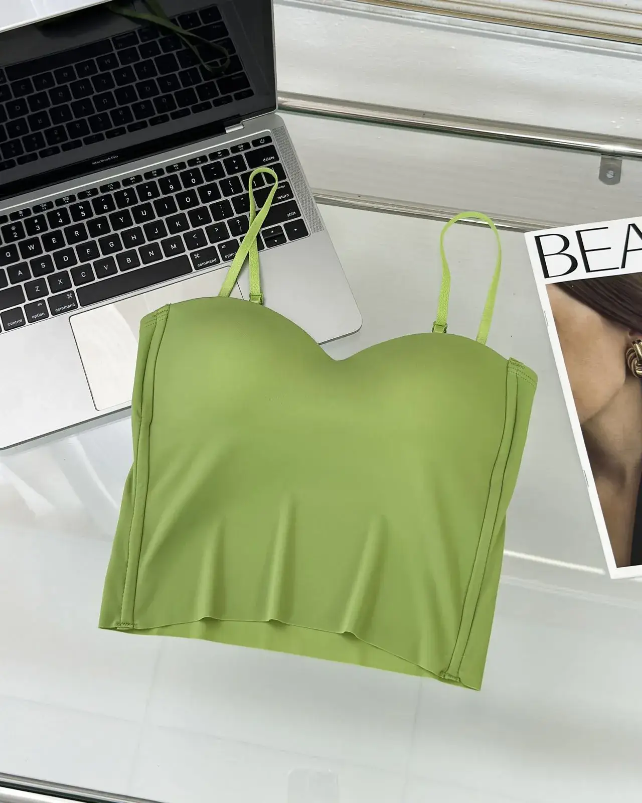 Green Minimalist Fixed Cup Vest Small - Image 7