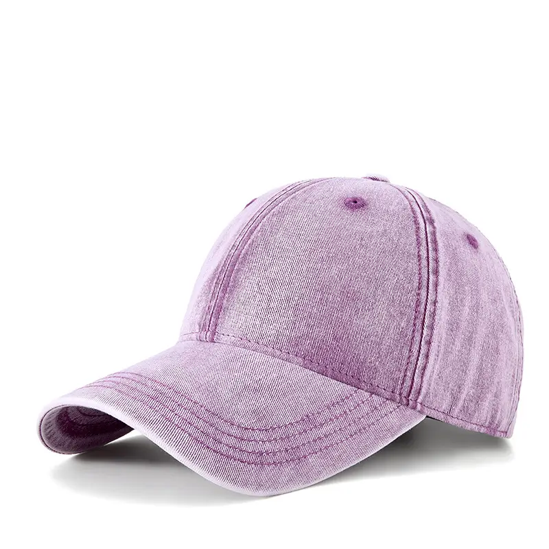 Men Vintage Washed Baseball Cap Grey Winter Warm Mountaineering - Image 4
