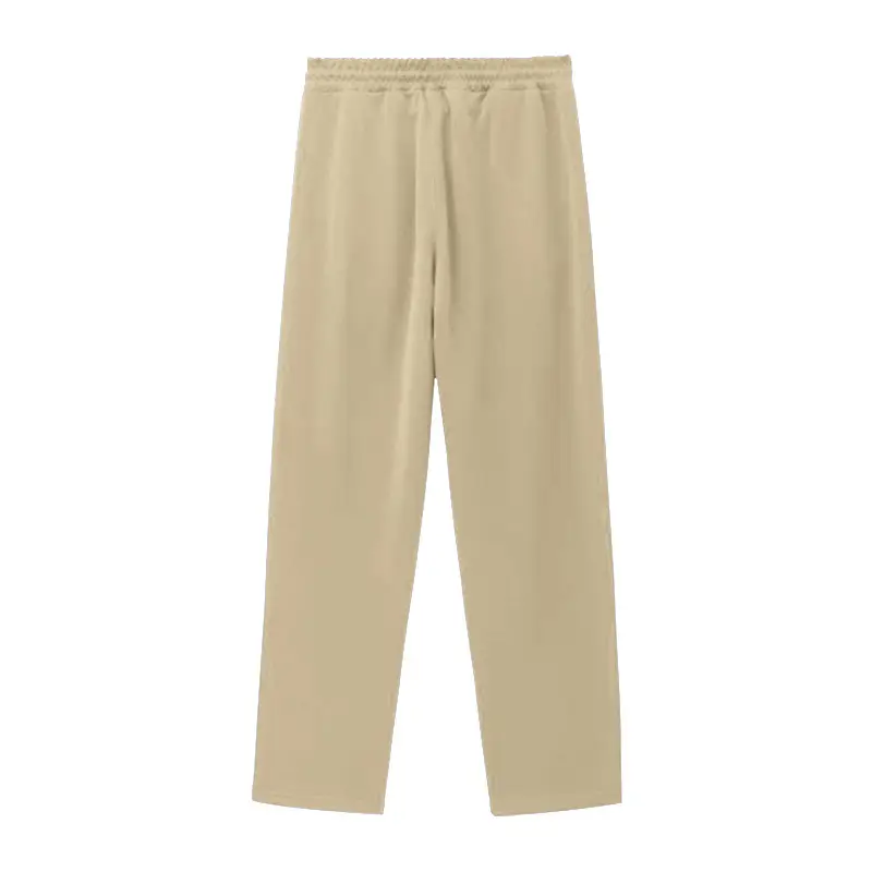 White Casual Pants with Black Stripe Drawstring Plus Size — feature 17