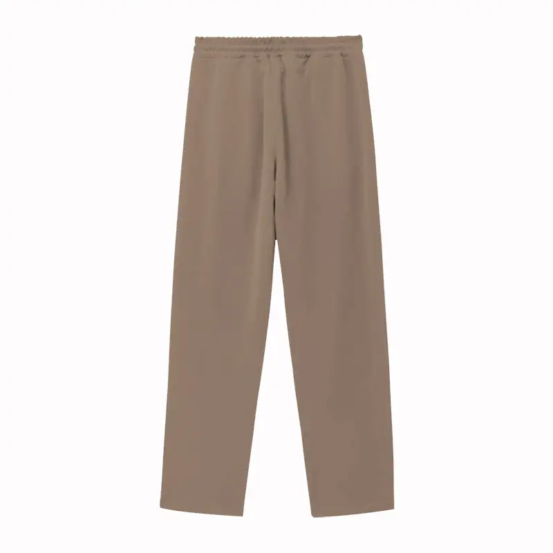 White Casual Pants with Black Stripe Drawstring Plus Size — feature 36